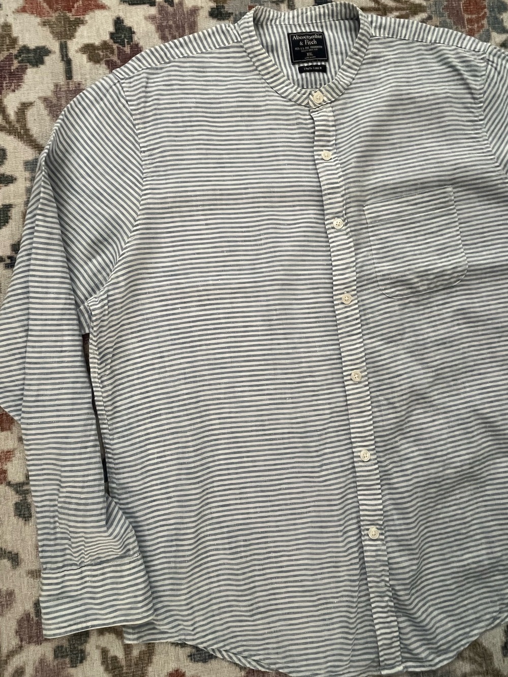 Abercrombie Linen Men’s Shirt size XXL